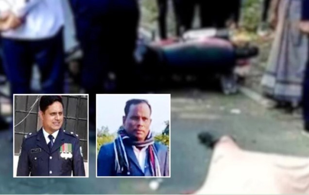 কাভার্ড ভ্যানের ধাক্কায় পুলিশের বিশেষ শাখার দুই সদস্যের মৃ/ত্যু